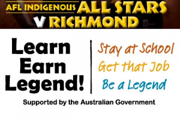 AFL AND LEARN. EARN. LEGEND! KICK ANOTHER GOAL
