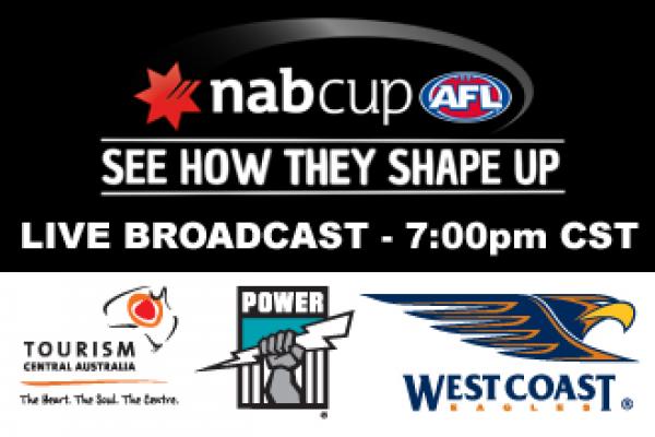 2013 NAB Cup - Port Adelaide v West Coast LIVE on AFLNTv!