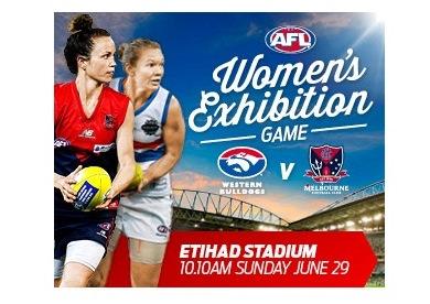 TWO AFL WOMEN'S EXHIBITION MATCHES PLANNED FOR 2015