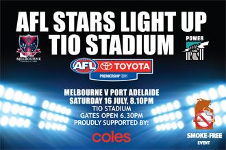 AFL STARS LIGHT UP TIO STADIUM