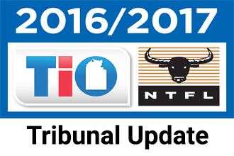 TIO NTFL TRIBUNAL RESULTS - RD 3