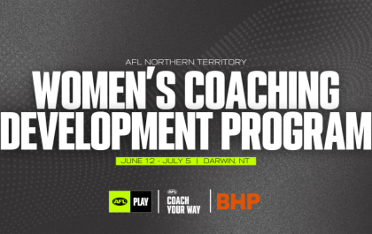 AFLNT launches 4 week all Women’s Coaching Development Program