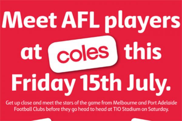 Meet AFL Players @ Coles this Friday 
