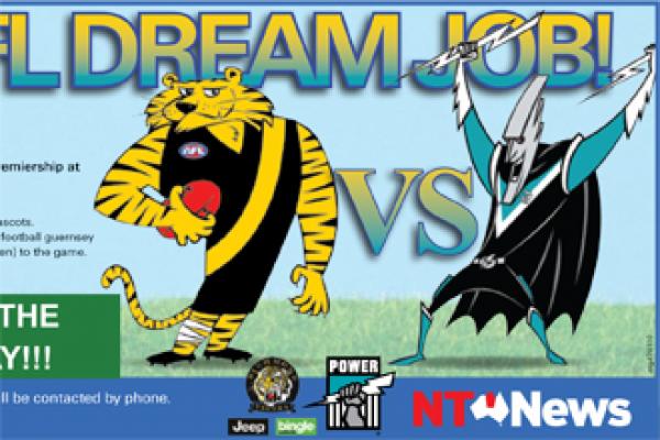 WIN AN AFL DREAM JOB WITH THE NT NEWS