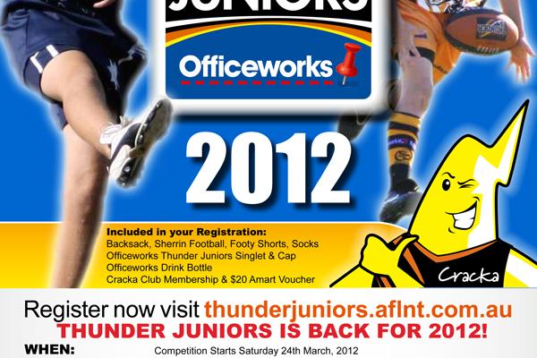 Officeworks Thunder Juniors is back this FRIDAY! 