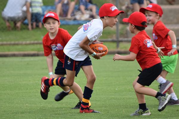 Auskick action in the NT
