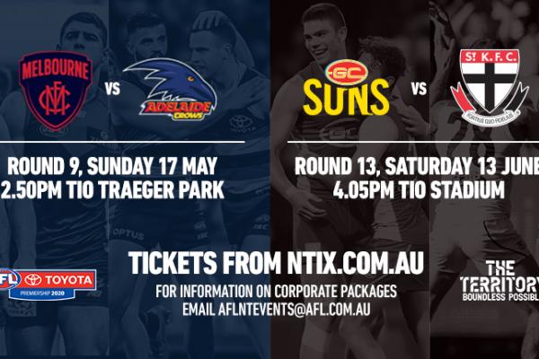 Tickets now on sale for AFL 2020